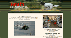 Desktop Screenshot of fantin.no
