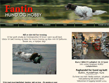 Tablet Screenshot of fantin.no